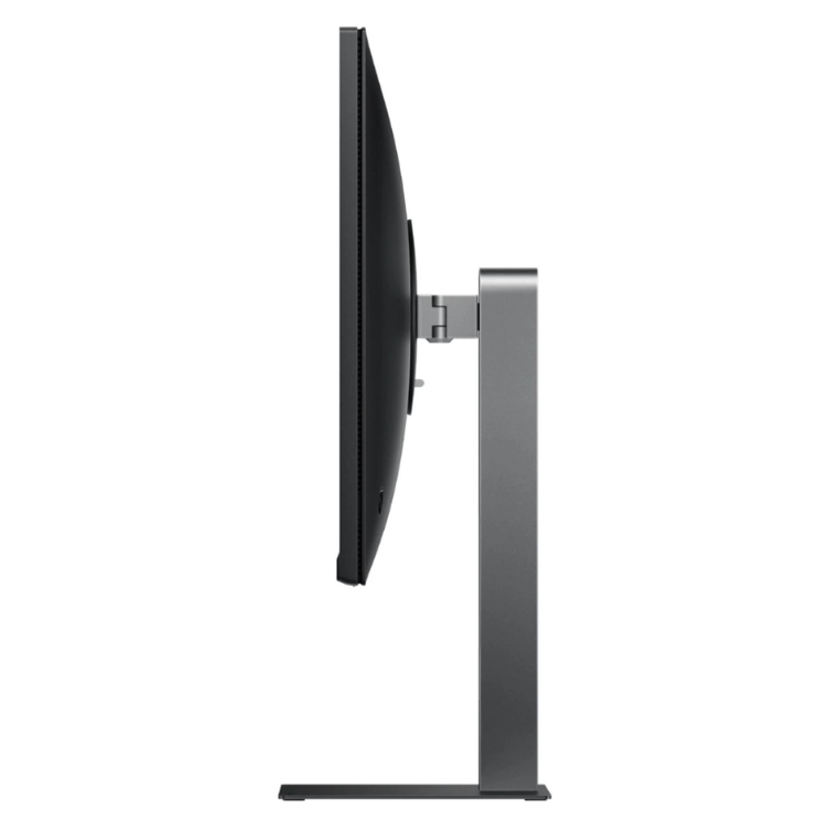 Monitor Xiaomi A27Ui IPS 4K 60Hz 27" preto com suporte de metal.