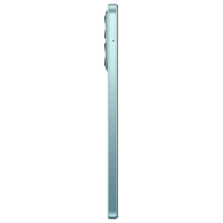 Smartphone Xiaomi Redmi 15C 5G, verde, lado esquerdo com câmeras e ecrã de 6.9 polegadas.