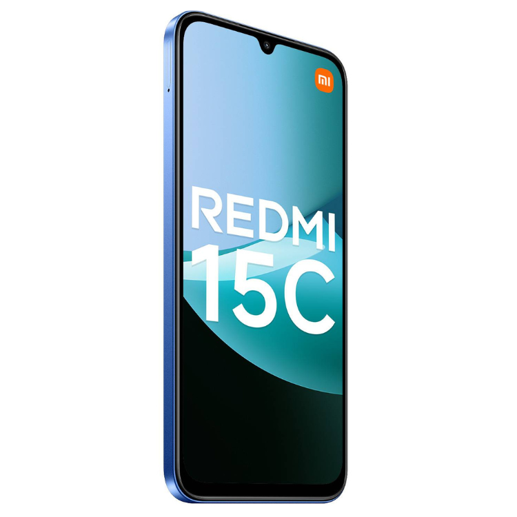 Smartphone Xiaomi Redmi 15C, 4GB/256GB, Dual Sim, cor azul.