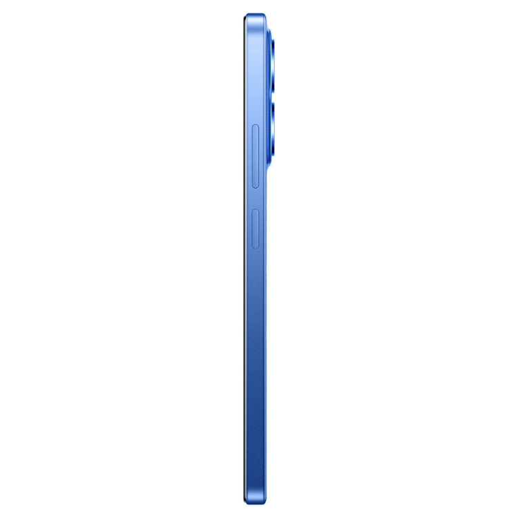 Xiaomi Redmi 15C, smartphone azul, 4GB/256GB, lado direito.