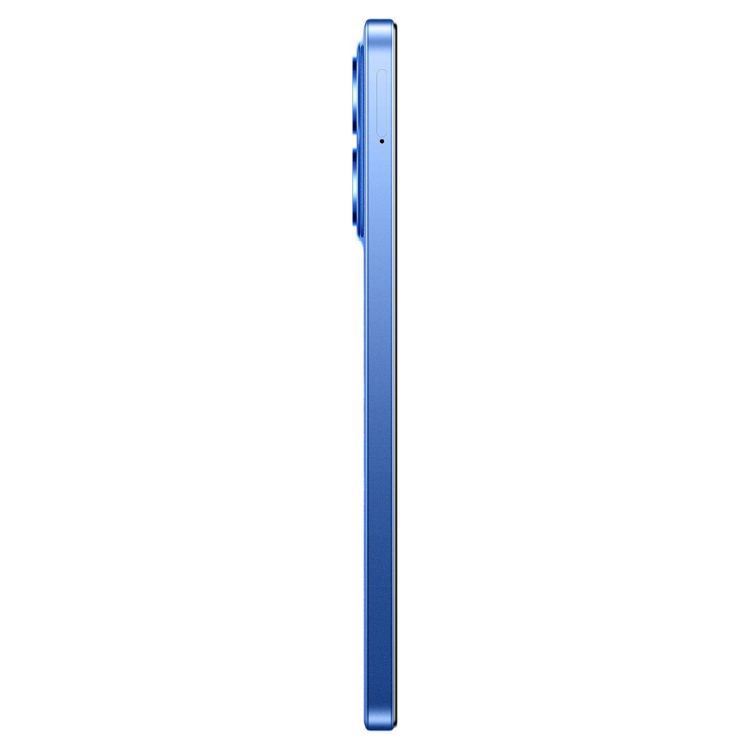 Smartphone Xiaomi Redmi 15C, 4GB/256GB, Dual Sim, cor azul, lado direito.