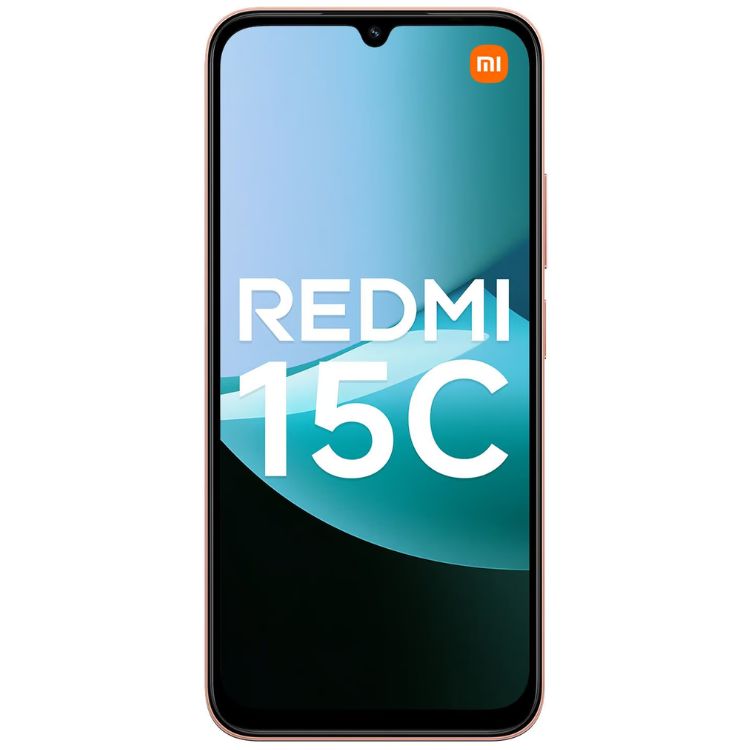 Smartphone Xiaomi Redmi 15C cor laranja, 4GB/128GB, Dual Sim.