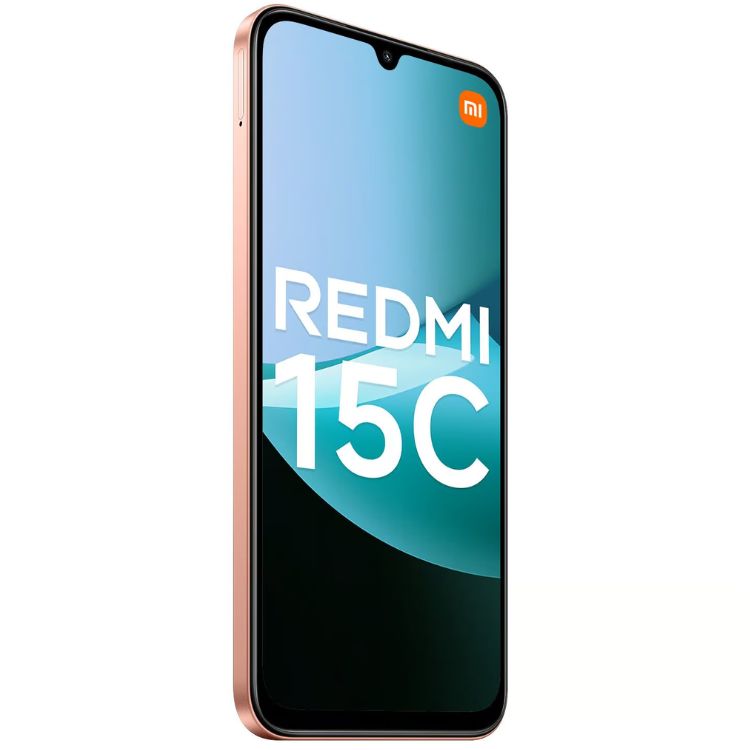 Smartphone Xiaomi Redmi 15C cor laranja, 4GB/128GB, Dual Sim.