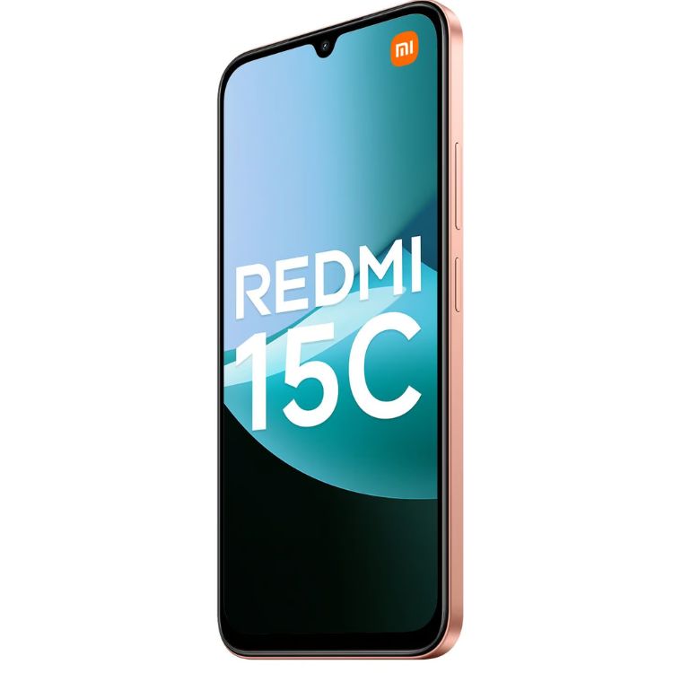 Smartphone Xiaomi Redmi 15C cor laranja, 4GB/128GB, Dual Sim