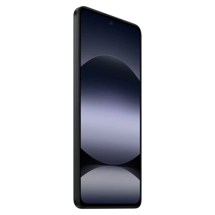 Smartphone Xiaomi Redmi Note 14 5G preto, com ecrã escuro e borda preta, 8GB RAM, 256GB.