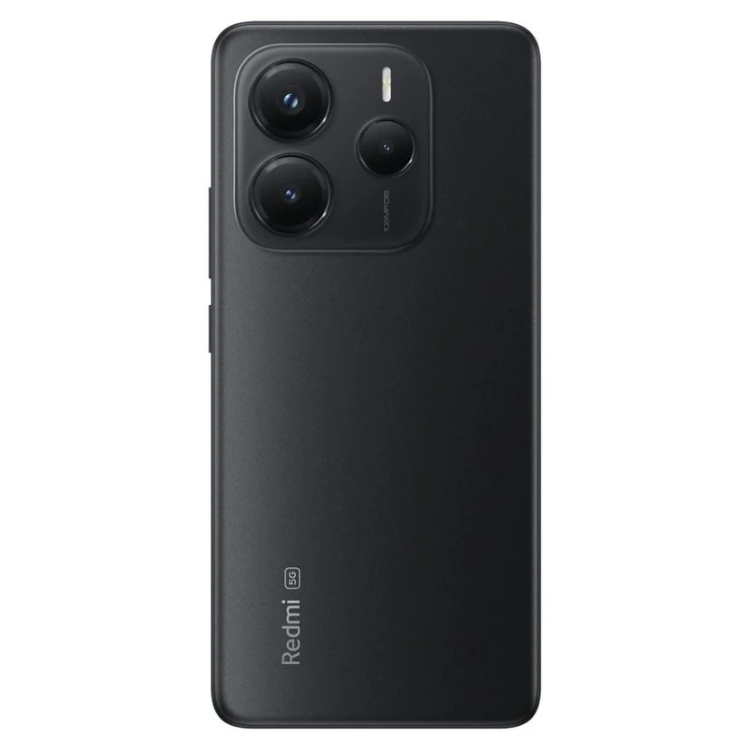 Xiaomi Redmi Note 14 5G preto, 8GB/256GB, câmara tripla na parte traseira.
