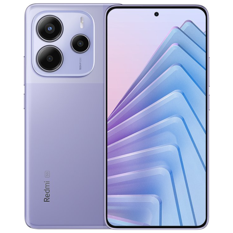 Smartphone Xiaomi Redmi Note 14 5G, cor roxa, 8GB/256GB, câmaras triplas, ecrã colorido.