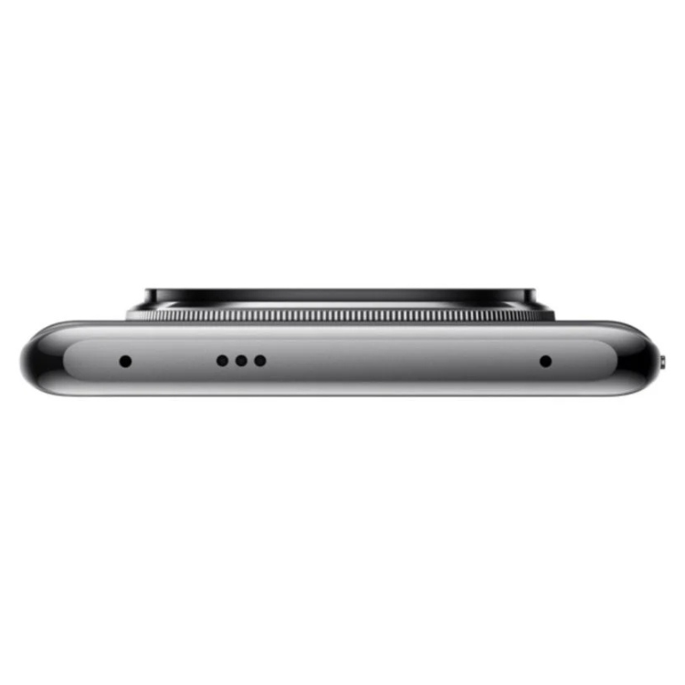 Smartphone Xiaomi Redmi Note 14 Pro+ 5G preto, 8GB/256GB, Dual Sim, vista lateral inferior.