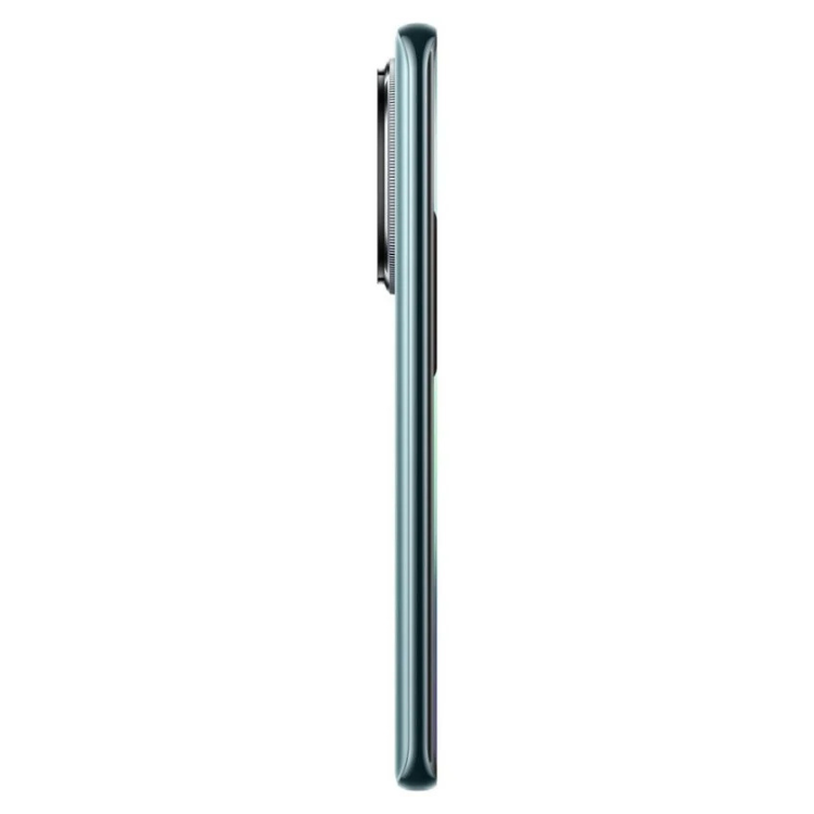 Xiaomi Redmi Note 14 Pro, azul oceano, vista lateral de um smartphone com câmera tripla e detalhes em metal.
