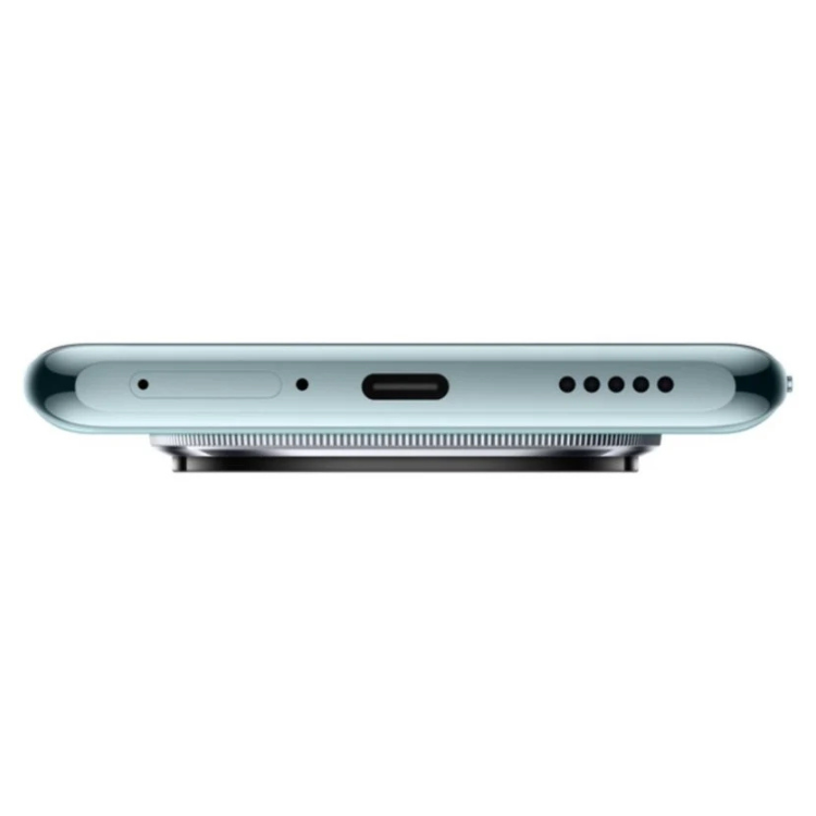 Xiaomi Redmi Note 14 Pro+ 5G, azul, vista lateral com detalhes de portas e botões.