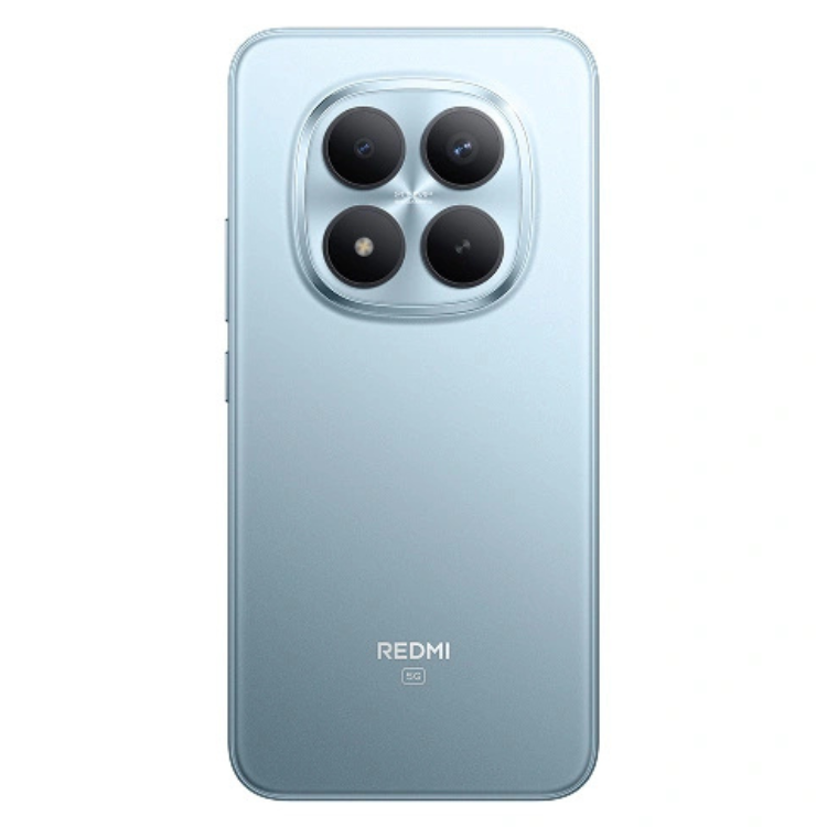 Smartphone Xiaomi Redmi Note 15 Pro+ 5G, azul, 8GB/256GB, quatro câmeras traseiras.