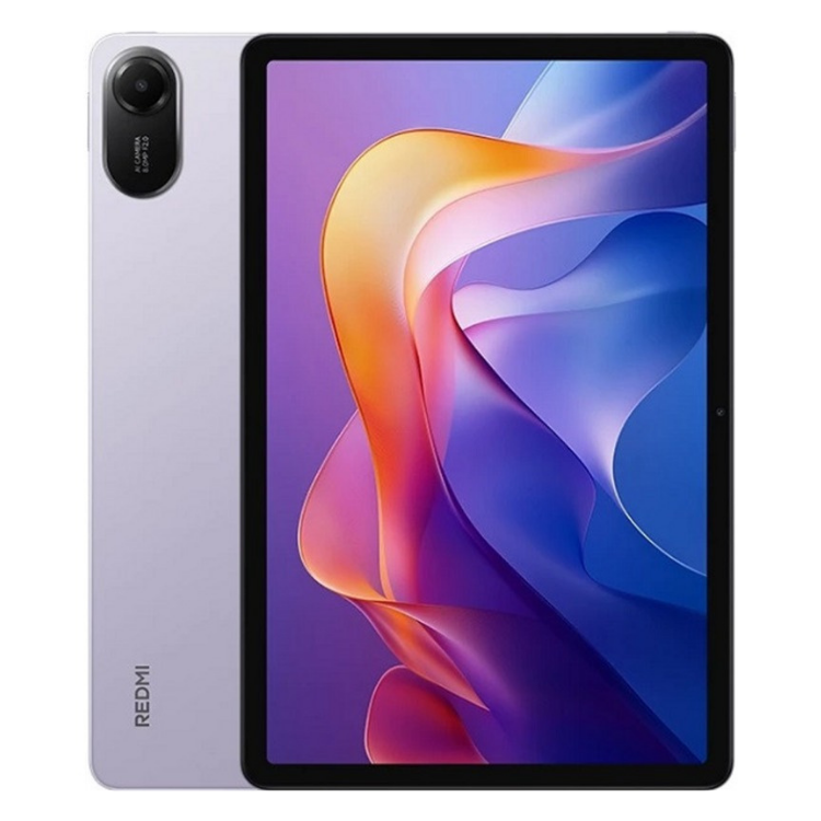 Tablet Xiaomi Redmi Pad 2 roxo 11" 6GB/128GB com ecrã colorido.