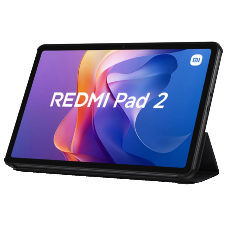 Tablet Xiaomi Redmi Pad 2 11" cinzento, com capa, 4GB/128GB.