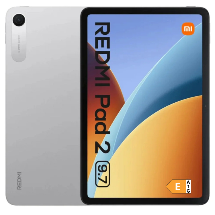 Tablet Xiaomi Redmi Pad 2 prata, 9.7 polegadas, 4GB/128GB.