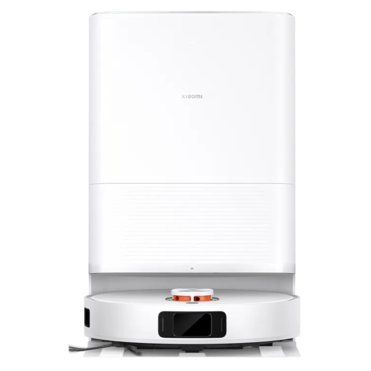 Xiaomi Vacuum X20 Pro, white robot vacuum with charging dock.