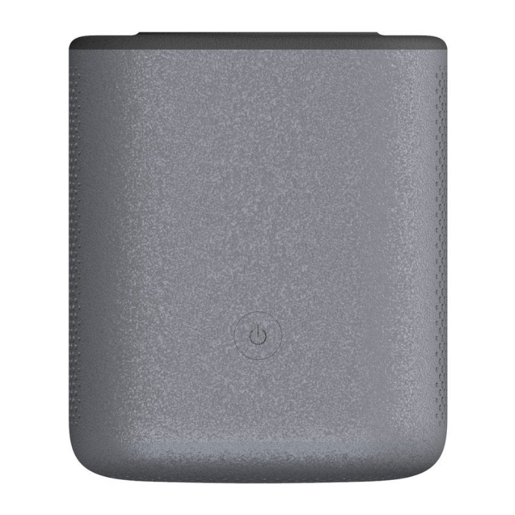 Projetor Xiaomi Smart Projector L1 LED FHD Preto, caixa retangular com textura cinza escura e botão de ligar.