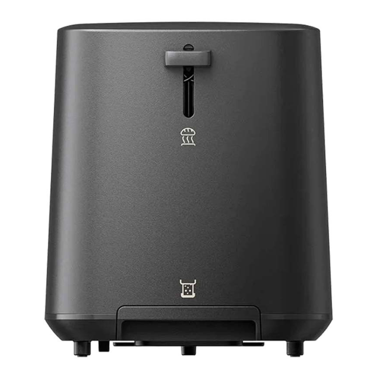 Black Xiaomi toaster, 2 slots, 780W.
