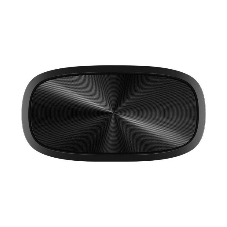 Black Xiaomi Mi TV Stick 4K device with rounded edges and textured surface.