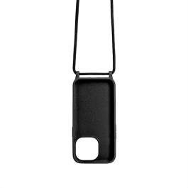 Capa Rixus iPhone 15 Pro Max Tpu Preta com Cordão