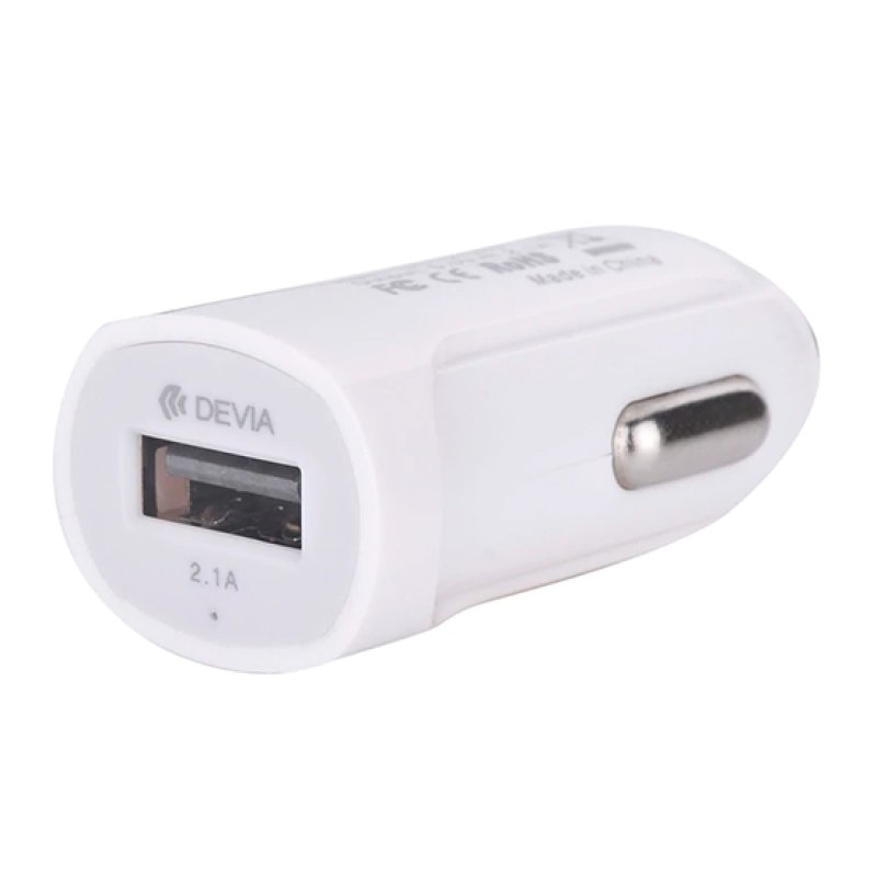 Carregador Isqueiro Smart Series DEVIA USB Branco