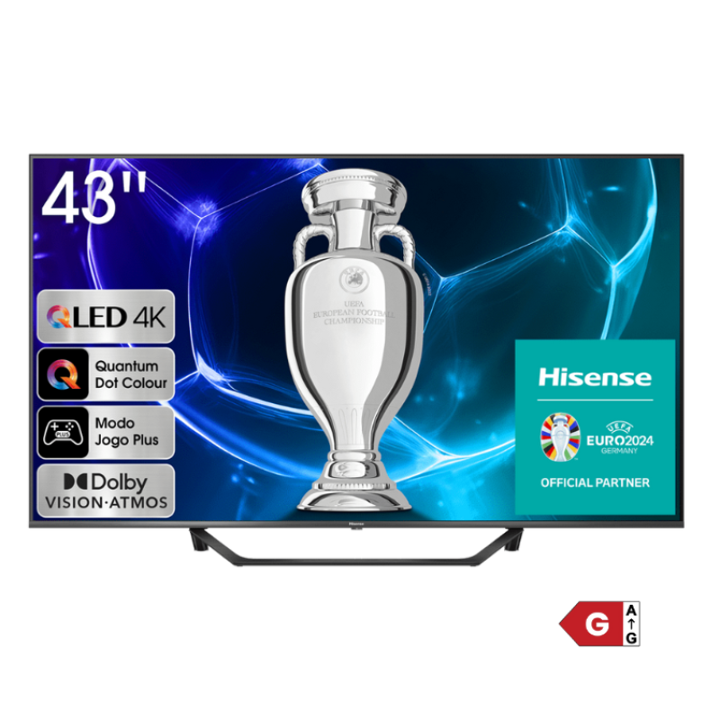 Televisão Hisense Smart TV 4K QLED 43" 
