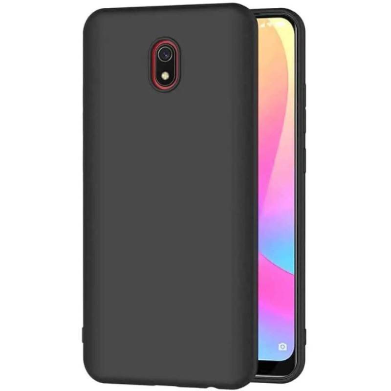Silicone Cover Xiaomi Redmi 8A - Preto