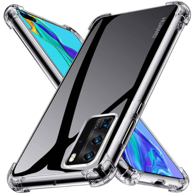Capa Silicone anti shock Huawei P40 Pro - Transparente