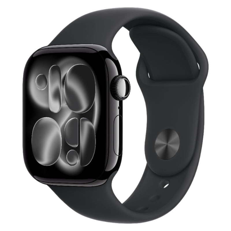 Smartwatch Apple Watch Series 11 GPS 46mm Alumínio Preto c/ Bracelete Desportiva Preto - M/L
