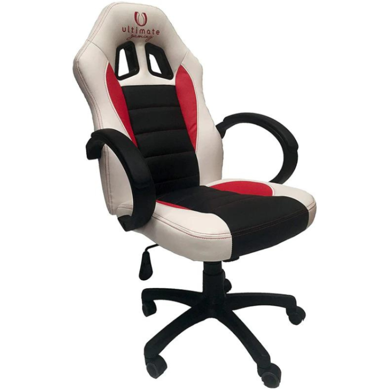 Cadeira Gaming Ultimate Taurus Preto e Branco