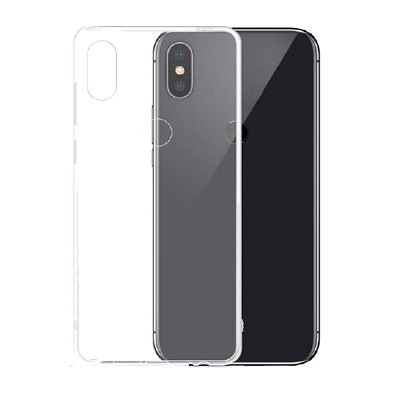 Capa silicone Xiaomi Mi Mix 2S - Transparente