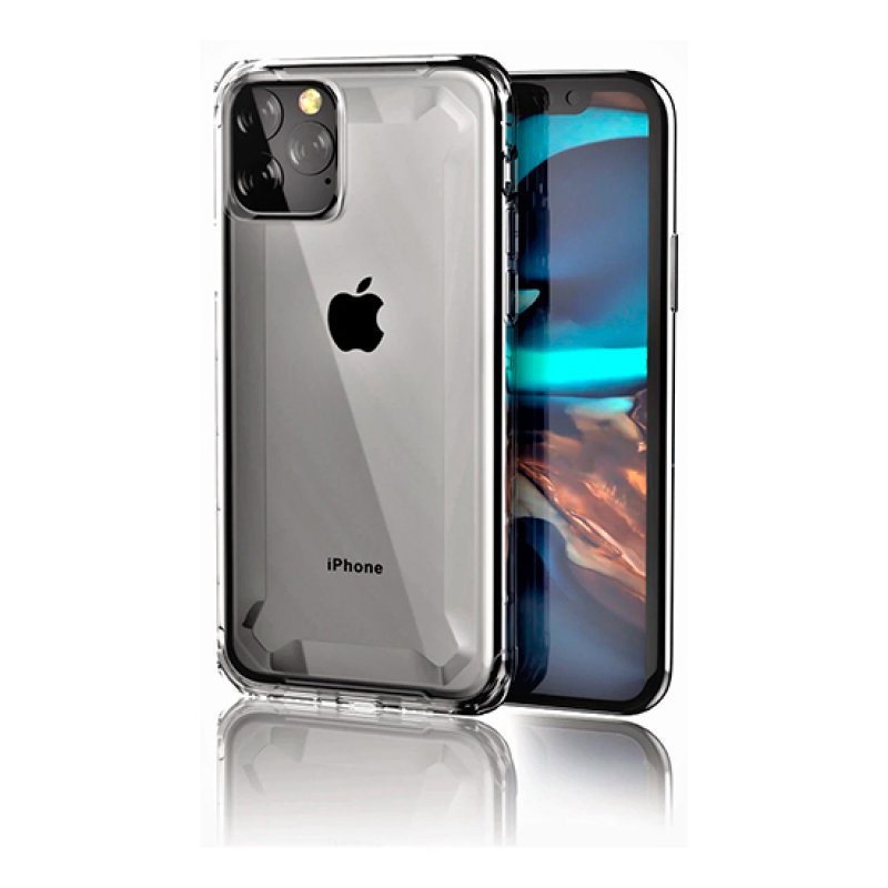 Capa Defender 2 DEVIA iPhone 11 Silver Transparente