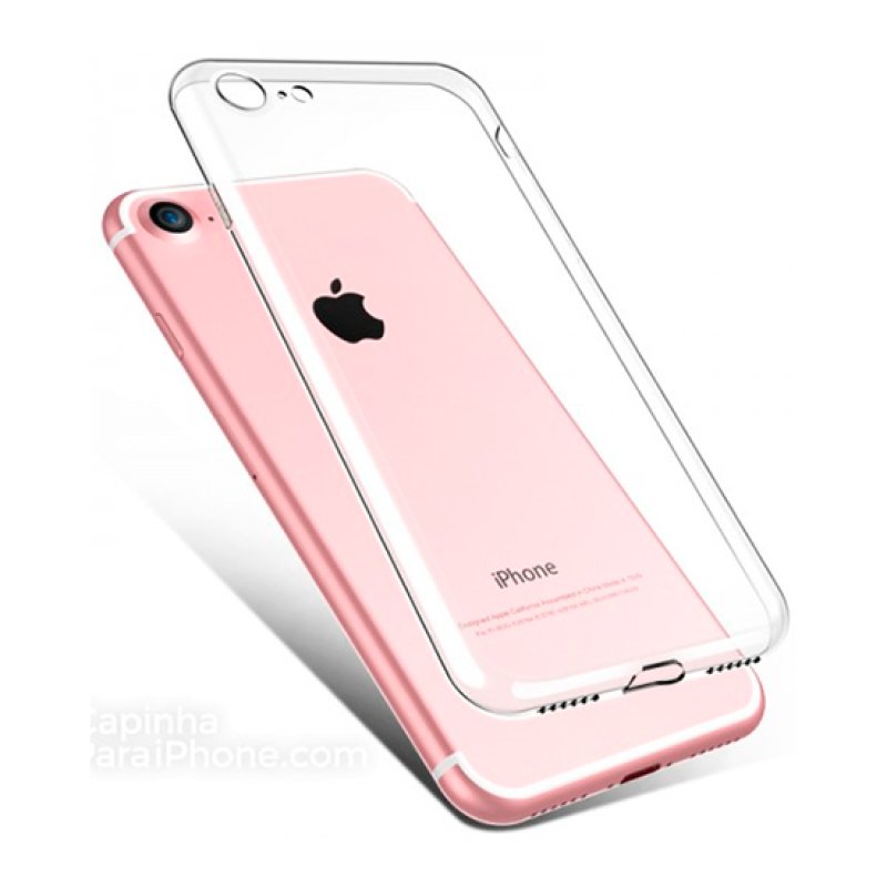 Capa Silicone iPhone 7 Double  - Transparente