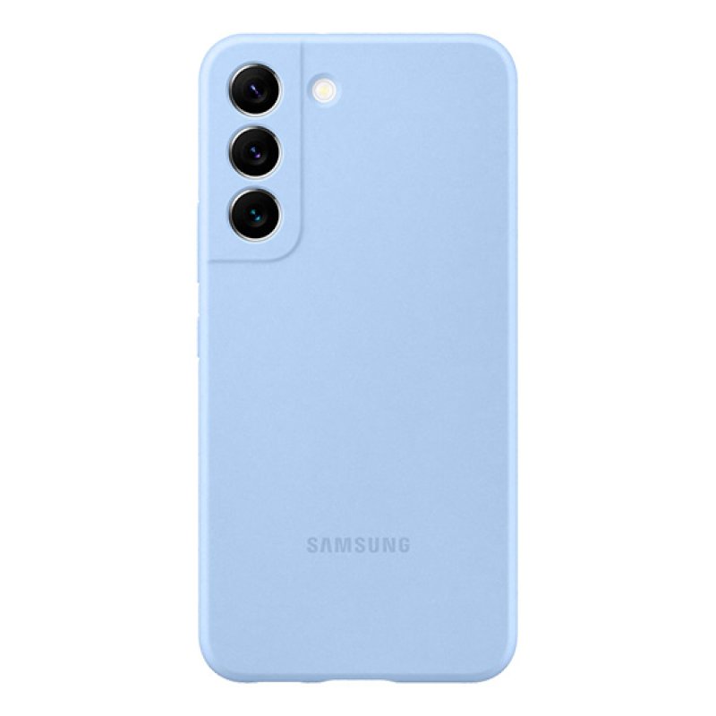 Capa Silicone Samsung Galaxy S22 S901 Azul