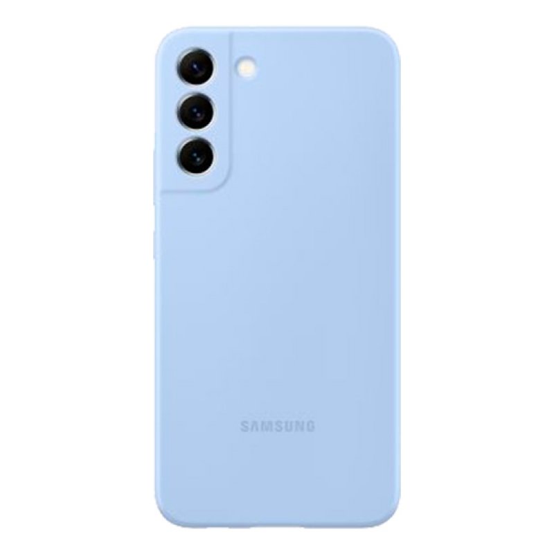 Capa Silicone Samsung Galaxy S22+ S906 Azul
