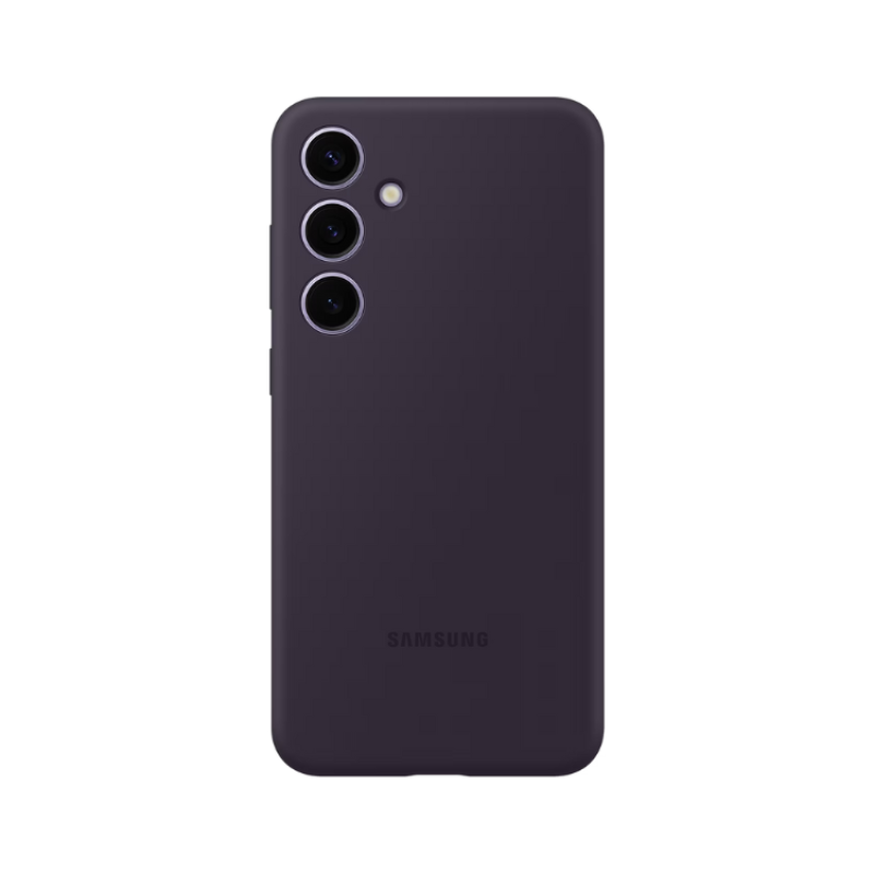 Capa Silicone Samsung S24+ Preto Púrpura