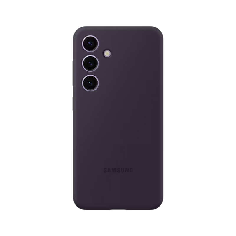 Capa Silicone Samsung S24 Preto Púrpura