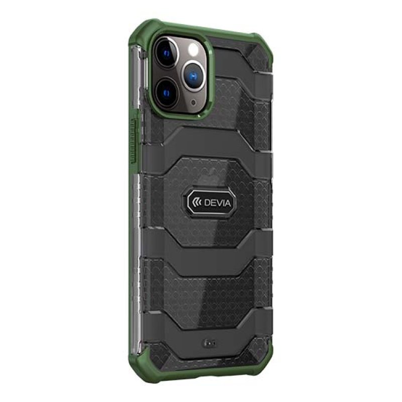 Capa Vanguard Shockproof DEVIA Apple iPhone 13 Pro Max Verde Tropa