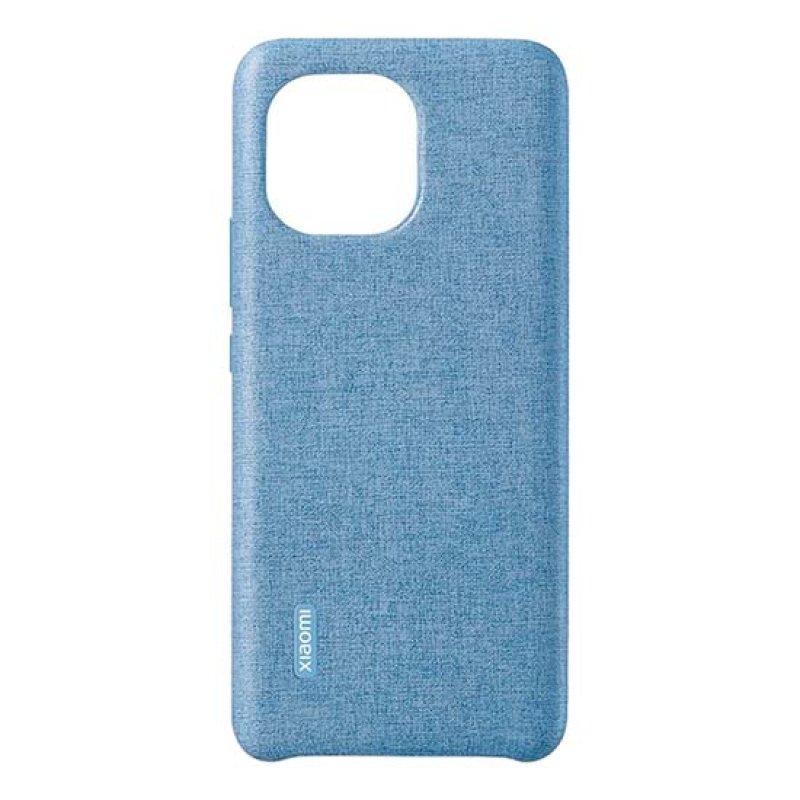 Capa Xiaomi Mi 11 Cloth Vegan Leather Denim Blue