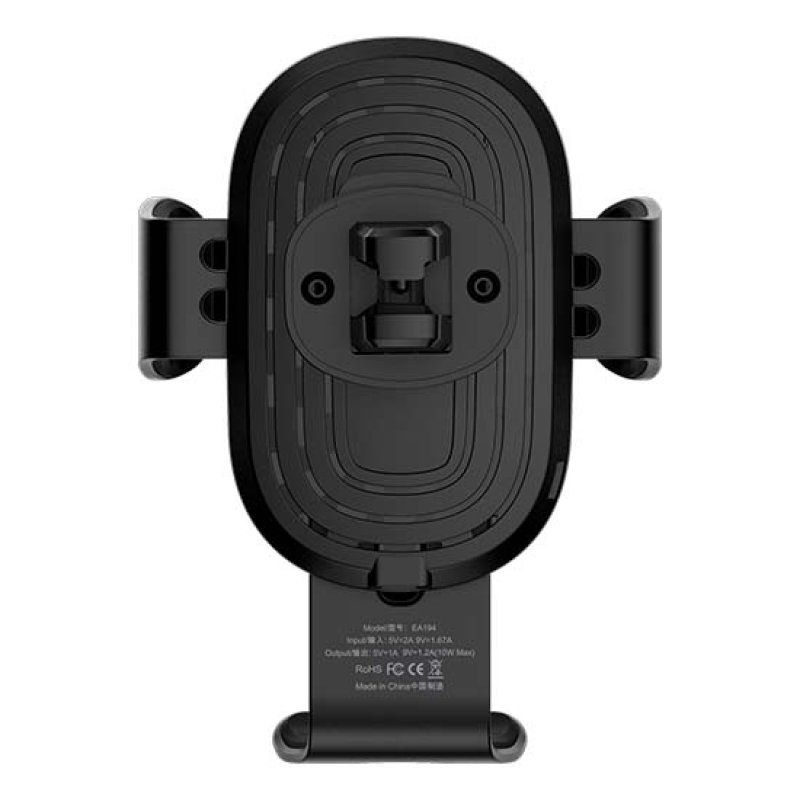 Carregador Wireless P/Carro Gravity Sensor Car Air Vent 10W Preto