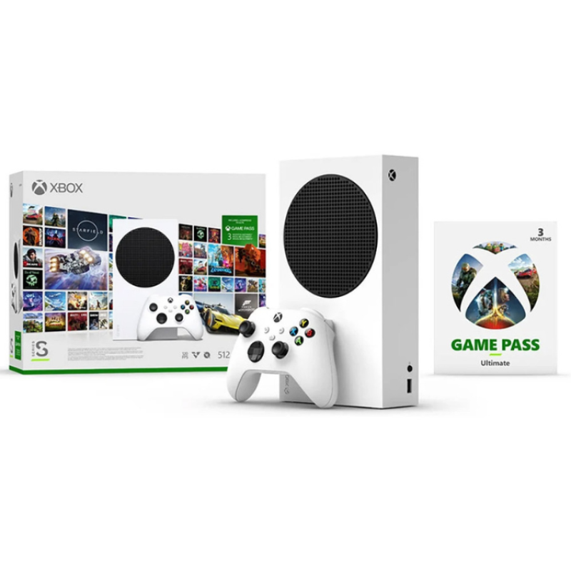 Xbox Series S 512GB Branco + Game Pass 3 meses (Grátis)