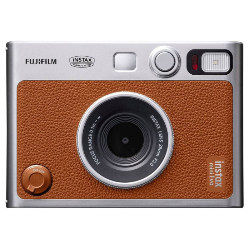 Máquina Fotográfica Instantânea Fujifilm Instax Mini EVO Castanho