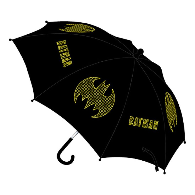 Guarda-Chuva Batman Comix 48cm Preto e Amarelo