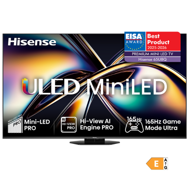 Televisão Hisense U8Q (2025) Smart TV 4K Mini-LED 55"