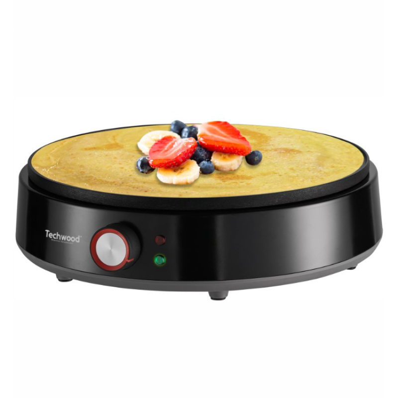 Máquina de Crepes Elétrica Techwood 1200W 30cm