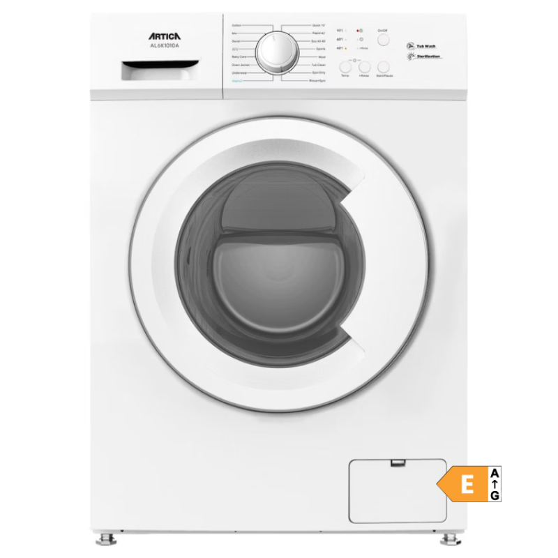 Máquina de Lavar Roupa Artica AL6K1010A 6Kg 1000RPM Classe A Branco