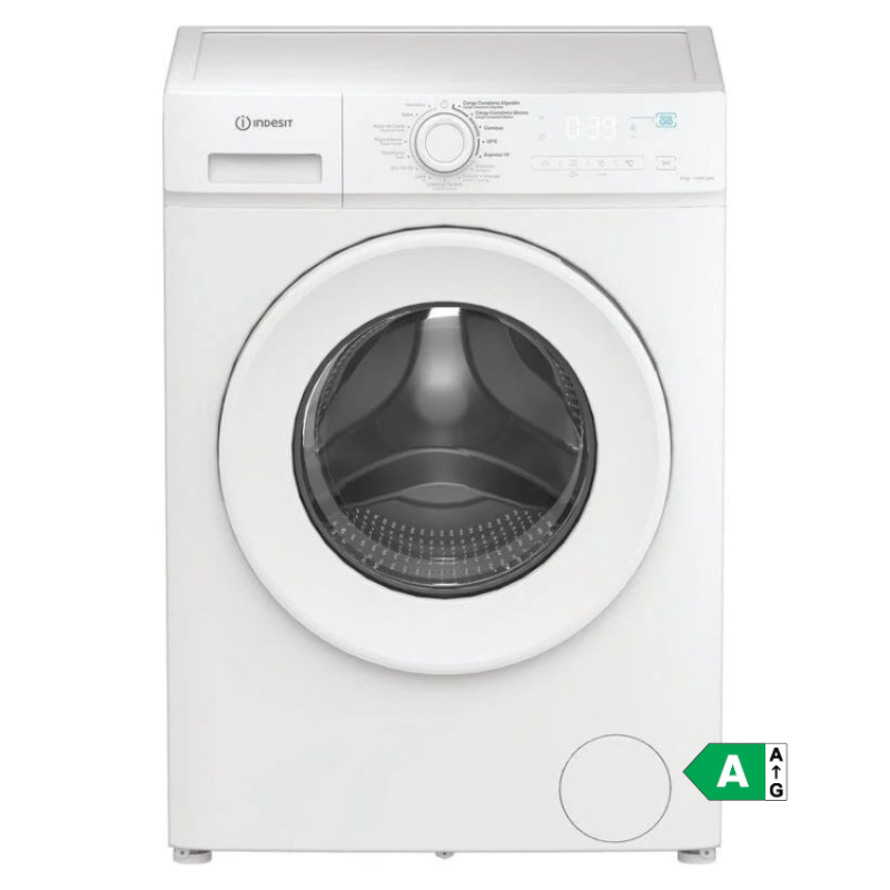 Máquina de Lavar Roupa Indesit IMA864MYTIMESPT 8Kg 1400RPM Classe A Branco
