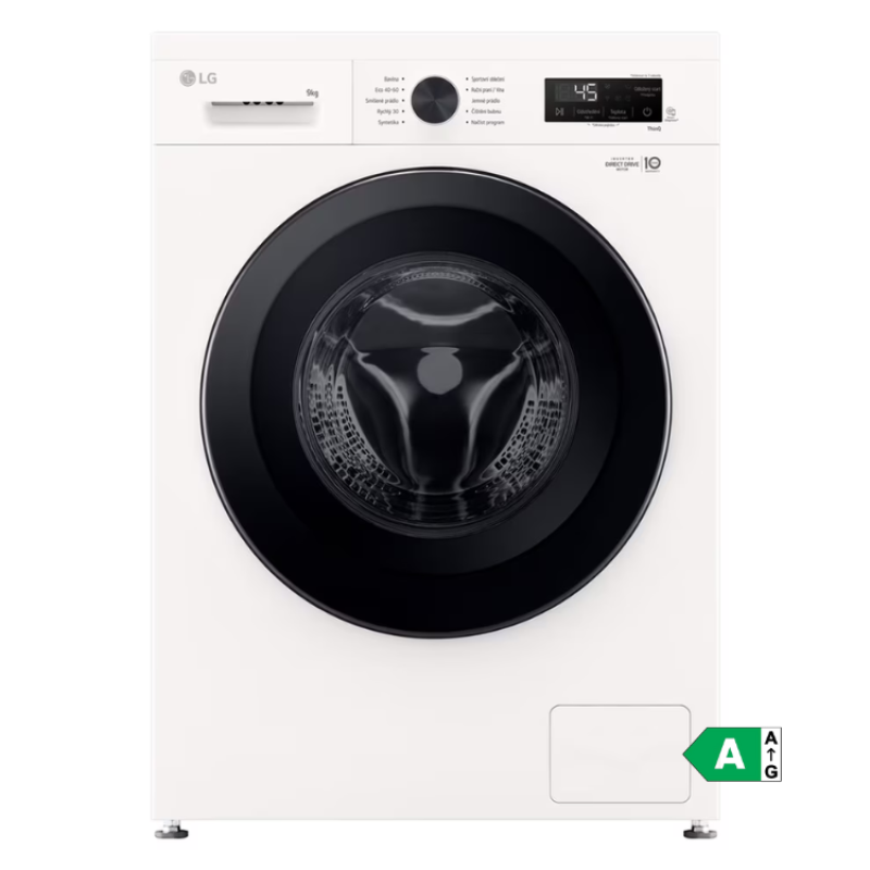 Máquina de Lavar Roupa LG F4X1009NWK 9Kg 1400RPM Classe A Branco