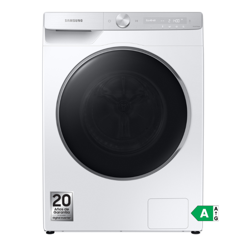 Máquina de Lavar Roupa Samsung WW90T936DSH/S3 9Kg 1600RPM Classe A Branco