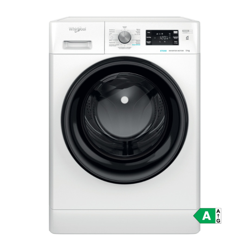 Máquina de Lavar Roupa Whirlpool FFB9469WVSPT 9Kg 1400RPM Classe A