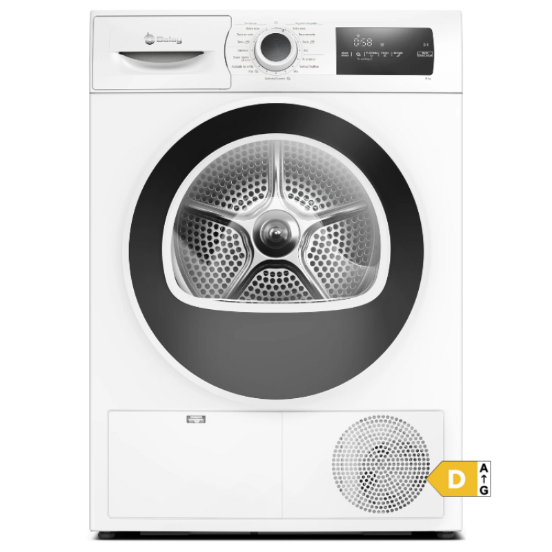 Máquina de Secar Roupa Balay 3SB582BE 8Kg Classe D Branco